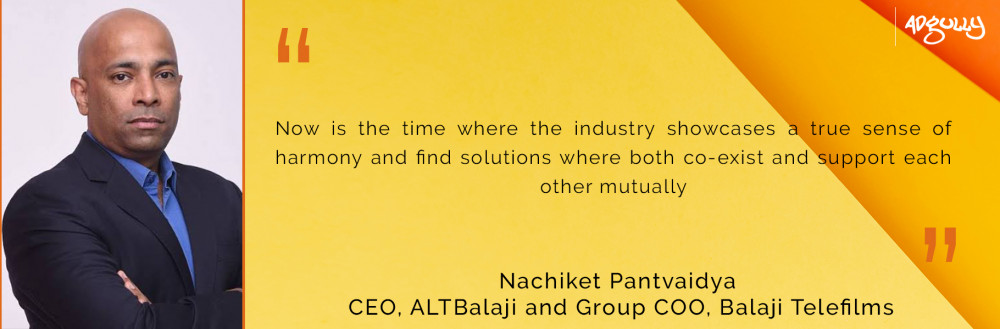 Nachiket Pantvaidya, CEO, ALTBalaji and Group COO, Balaji Telefilms