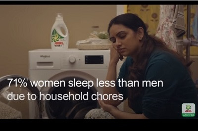 71% women sleep than men due to household chores