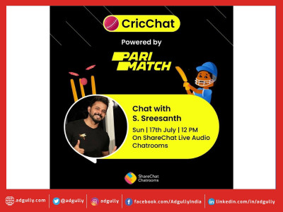 Get your cricket fix with Sreesanth on ShareChat Audio Chatroom