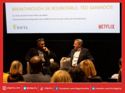 Netflix's Ted Sarandos meets BAFTA's talent participants at 195 Piccadilly