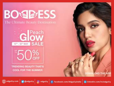 Boddess Summer Beauty Sale Campaign, 'Boddess Peach Glow Sale'