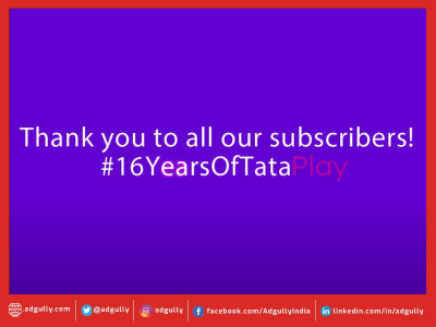 Tata Play’s 16th Anniversary campaign receives love from audiences