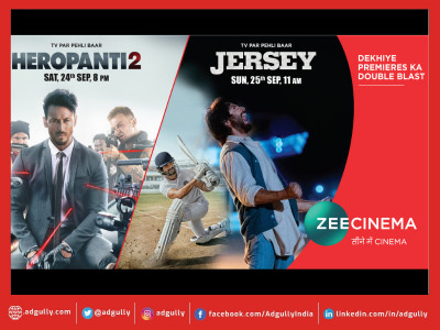 World television premieres of Heropanti 2 and Jersey on Zee Cinema