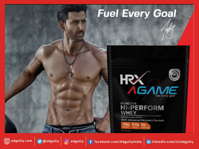 Hrithik Roshan and OZiva launch HRX AGame a sports nutrition brand