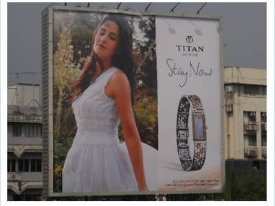 Adz Edge unveils outdoor campaign with Katrina Kaif for Titan 'RAGA'