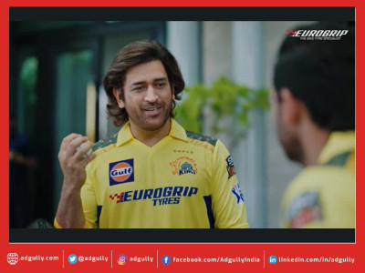 Eurogrip Tyres uses clever word play & MS Dhoni’s charm in IPL 2024 