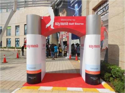 Hansa Events & Activation launches Raymond Deodorants with fragrance diffusing arches