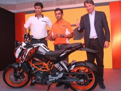 Gambhir reveals his passion for Motorcycles; associates with KTM
