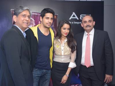 Shraddha Kapoor, Sidharth Malhotra spotted at the launch of Audi A8 L!