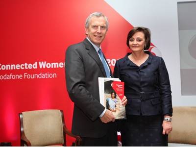 Cherie Blair launches Vodafone Connected Women Report 2014