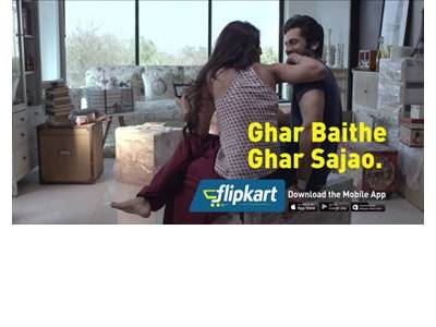 Flipkart launches home category with  Ghar Baithe Ghar Sajao' campaign