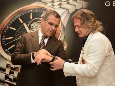 RAYMOND WEIL felicitates fashion designer Rohit Bal as part of its global practice