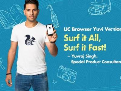 UC Browser gets on board Yuvraj Singh 