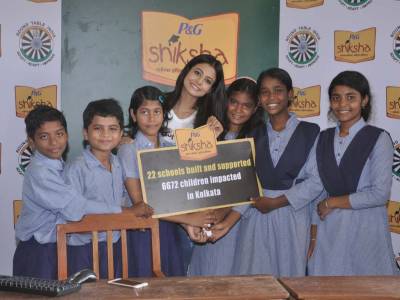 Koel Mallick joins hands with P&G to make a difference to lives of the children at the P&G Shiksha school in Kolkata