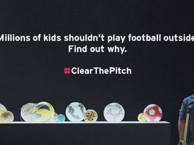 #ClearThePitch to make communities safer from unexploded remnants of war