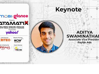 DATAMATIXX 2022 | Keynote | Aditya Swaminathan - Associate Vice President - Paytm Ads