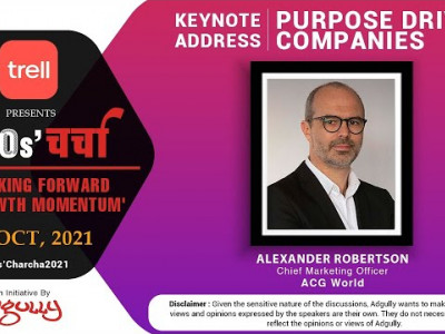 CMOs' Charcha | Keynote Address | Purpose Driven Companies | Alexander Robertson - ACG World