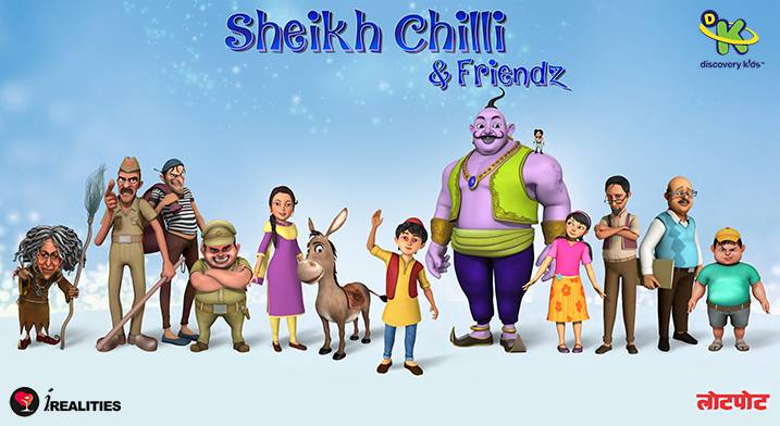 iRealties Entertainment, makers of India's biggest animation blockbuster;  presents Sheikh Chilli and Friendz.