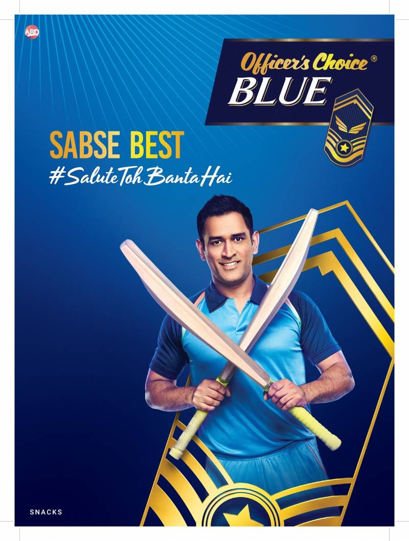 Ms Dhoni To Captain Officer S Choice Blue