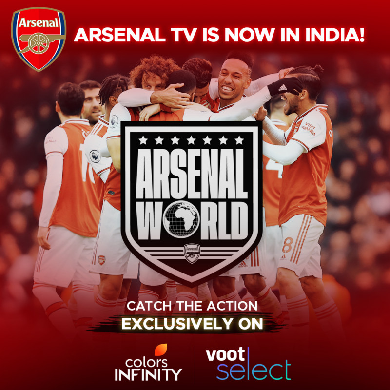 Step into the world of Arsenal FC with Arsenal TV, on VOOT SELECT
