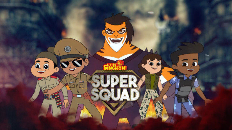 Little Singham blockbuster telecast 'Desh Ke Sipahi- Super Squad' -  