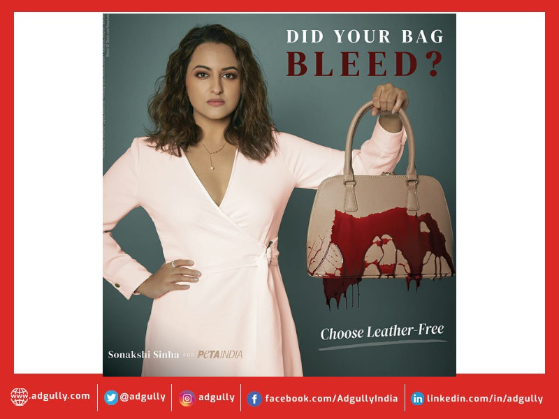 Sonakshi Sinha's 'Bloody' PETA India Campaign Blasts the Most Polluting  Material – Leather