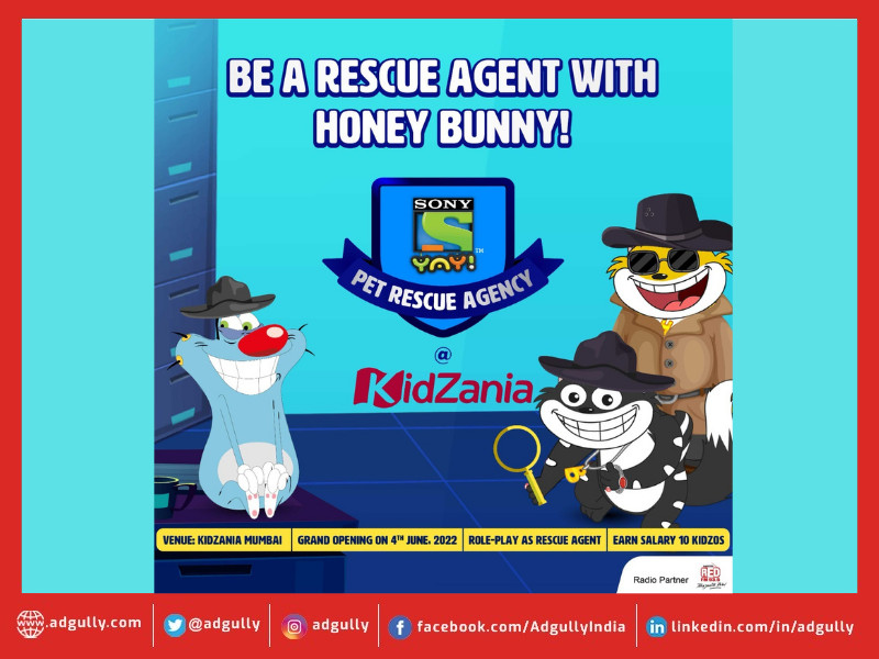 Sony YAY!'s Oggy and the Cockroaches and Honey Bunny invite young audiences  to their Pet Rescue Agency at KidZania Mumbai