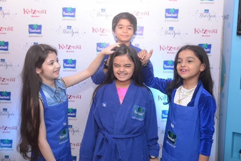 Kids Celebrities launch Parachute Advansed Hair Spa at KidZania